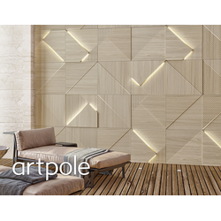 Гипсовая панель FIELDS platinum артикул D-0008-pl