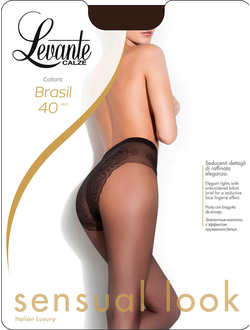 Колготки женские с трусиками Levante Brasil 40 den