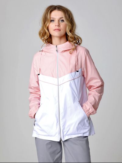 Ветровка 24140 белый/розовый
