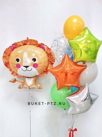 Сет из гелиевых шаров &quot;Львёночек&quot;