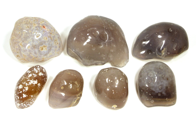 Агат, жеода с водой в ассортименте, Бразилия (40-55 мм, 40-46 г) №28777