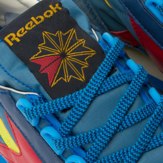 Кроссовки Reebok Aztrec Og Slate Голубые с желтым