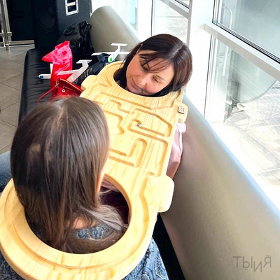 Развивающий модуль &quot;Путаница&quot; (лабиринт на шею)