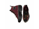 Кеды Converse Run Star Hike High Top бордовые высокие замшевые с короной