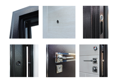 Стальная дверь   Лазер. Заказная модель.