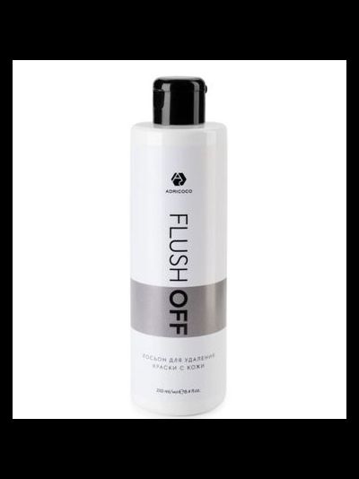 ADRICOCO Лосьон для удаления краски с кожи Flush off, 250 мл