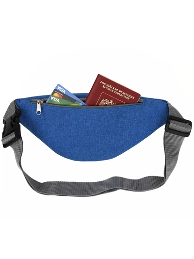 Сумка на пояс Optimum Mini RL, голубая