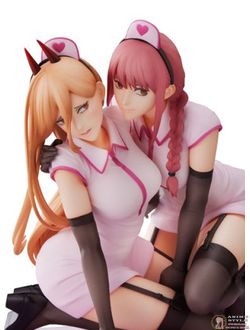 Фигурка 1/7 Пауэр и Макима (Power, Makima Nurse Ver.)