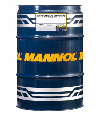 Моторное масло MANNOL Outboard Universal MN7208-60 60L (Минеральное)