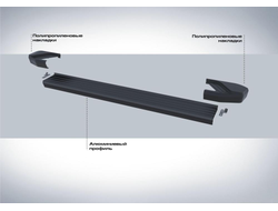 Пороги на Peugeot  4007 (2007-2012-…) Black Start