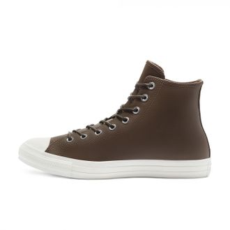 Кеды Converse Chuck Taylor All Star Leather High Top коричневые высокие