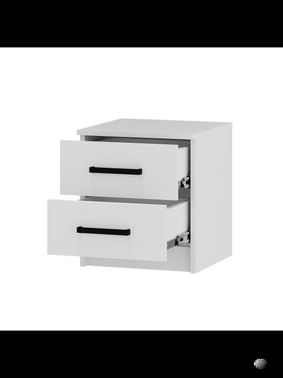 Фьюжн ТБ-12 Тумба прикроватная Белый