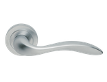 Дверные ручки Morelli Luxury "LEON" CSA Цвет - Матовый хром