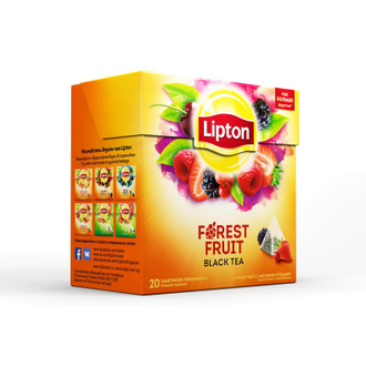 Чай Lipton Forest Fruit черный 20 пакетиков