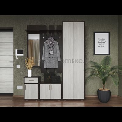 ОМ004 Комплект для прихожей Афина. Размер: 1600*2080*340.