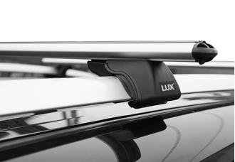 Багажная система "LUX" КЛАССИК с аэродинамическими дугами (53мм) для а/м с рейлингами