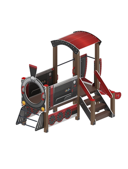 «Паровозик» (черный) ДИК 1.03.5.01-02 H=750 игровой комплекс