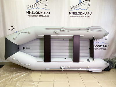 Моторная лодка Аква 3400 НДНД светло-серый графит - MNELODKU.RU