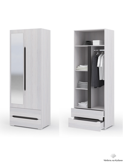 Валенсия ШК 011 шкаф 2 створчатый