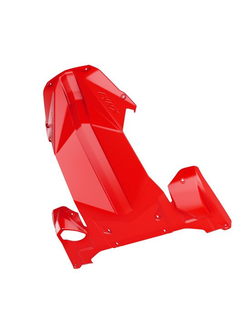 Защита днища красная (4 мм) Radien Оригинал BRP 860201641 для BRP LYNX платформа Radien (Full Body Skid Plate, Red Radien)