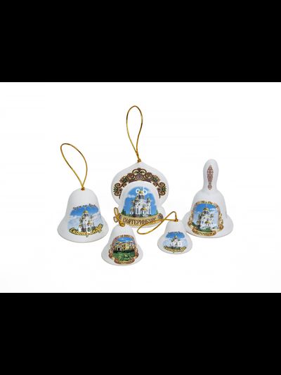 Колокольчик &quot;Екатеринбург&quot;, фарфор