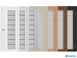 Дверь Оптима Порте царговая экошпон Турин 524АСС.22 Молдинг SC/SB купить в Челябинске | КВИРТЕК