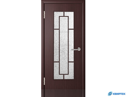 Дверь межкомнатная остеклённая ПВХ ДО-125 с багетом купить в Челябинске | КВИРТЕК