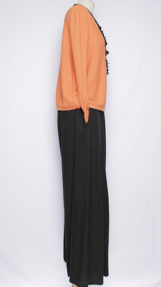 Брюки палаццо "ШТАПЕЛЬ" графит, чёрные, джинс, желтые до р.56