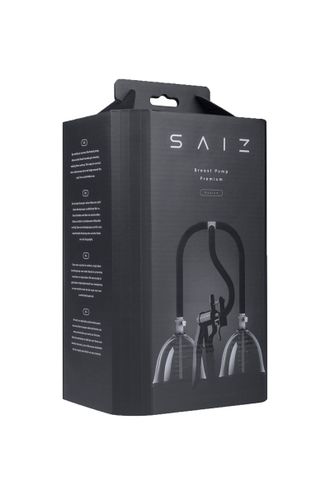 SAIZ002 ПОМПА ДЛЯ ГРУДИ SAIZ PREMIUM - SMALL, ABS ПЛАСТИК, ЧЕРНЫЙ, 60 СМ