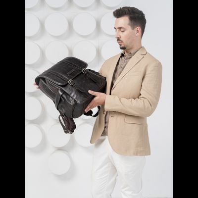 Кожаный рюкзак Montalbano brown (арт. 3097-04)