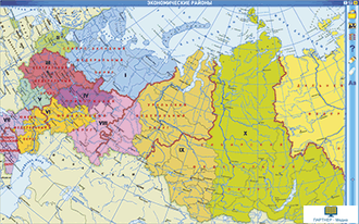 Интерактивные карты по географии. География России. 8–9 классы. Географические регионы России. Урал. Азиатская часть.