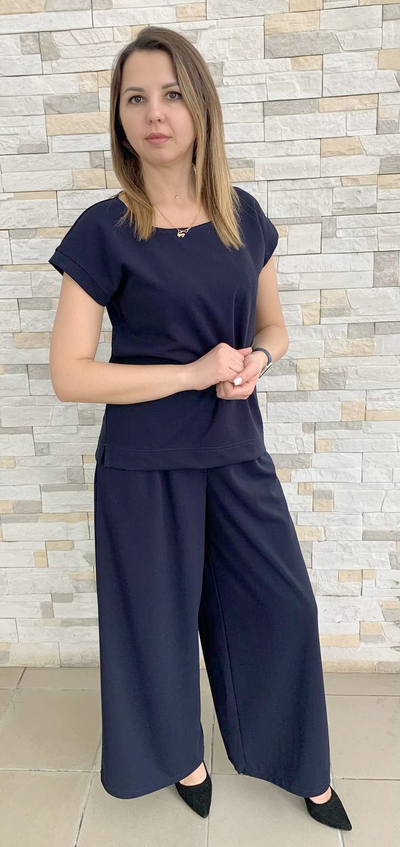 Джемпер 484-0323 синий