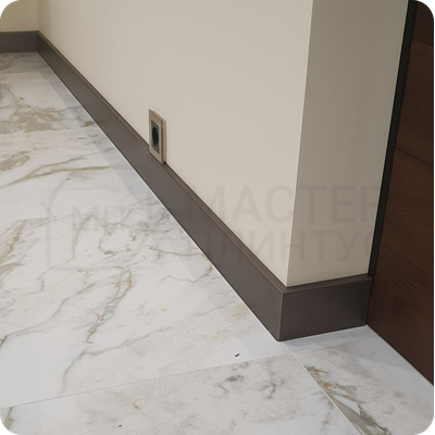 Плинтус ХДФ Dollken Cubu Flex Life 100мм Х 2,5 м 1245 Бронза