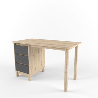 Стол с тумбой 2+2 ГРЭЙ