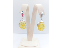 Серьги "Солнечный овал"