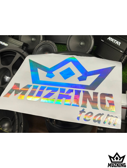 Наклейка MuzKING Team