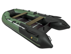 Моторная лодка Ривьера Компакт 3200 СК зеленый/черный комби