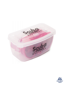 Маска для дайвинга с трубкой Scuba Brothers Flipper Red, комплект