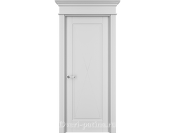 Дверь межкомнатная Танжер Х, эмаль белая