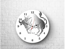 Часы с символикой "Быка" №3