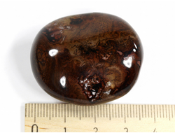 Сердолик, сардоникс, полировка, Индия (37*32*23 мм, 39 г) №28288