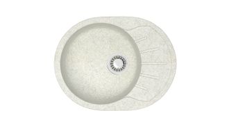 Мойка Марбакс (&quot;Карельский камень&quot;), модель 10 (белый гранит)