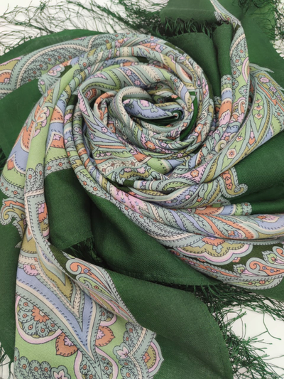 Павловопосадский платок Предчувствие весны 2027-9