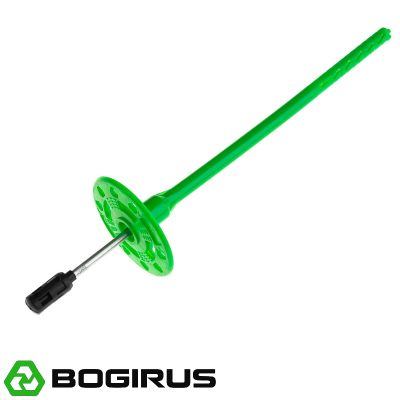 Дюбель для теплоизоляции BOGIRUS NT 8х195 мм с металлическим гвоздем и термоголовкой (400 штук)