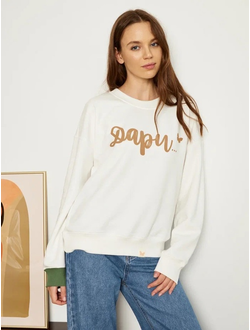 ЖЕНСКИЙ СВИТШОТ БЕЛЫЙ "ДАРИ"