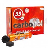 Уголь для кальяна Carbopol 35 мм (блок 10шт)