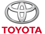 Штатная подсветка дверей с логотипом TOYOTA