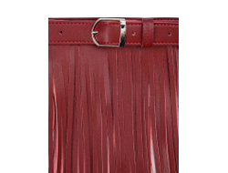 Bonny пояс с бахромой 80 Бордо