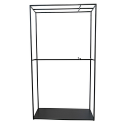 (ВЕШП 03) Вешало пристенное с прямым двухсторонним кронштейном и подиумом