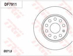 Диск тормозной задний